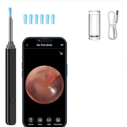 Visual Ear Cleaner with Camera LED Lights 4.0Mm Lens Ear Wax Removal Tool Take Video HD Earpick Gifts